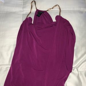 Flowy Tank with Gold